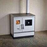 Haas+Sohn Küchenofen HSH 81 weiß rechts, Stahlkochplatte