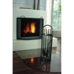 Funkenschutzgitter für Kamin, Eisen 81,5 x 61,5cm
