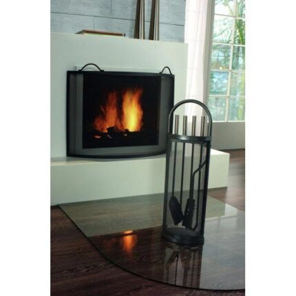 Funkenschutzgitter für Kamin, Eisen 81,5 x 61,5cm