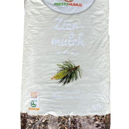 Kiefernrinde Ziermulch 10-20 mm, 60 L, 42 Sack/Pal.