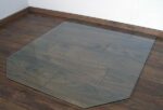 Kaminofen Glas Bodenplatte 6-eckig