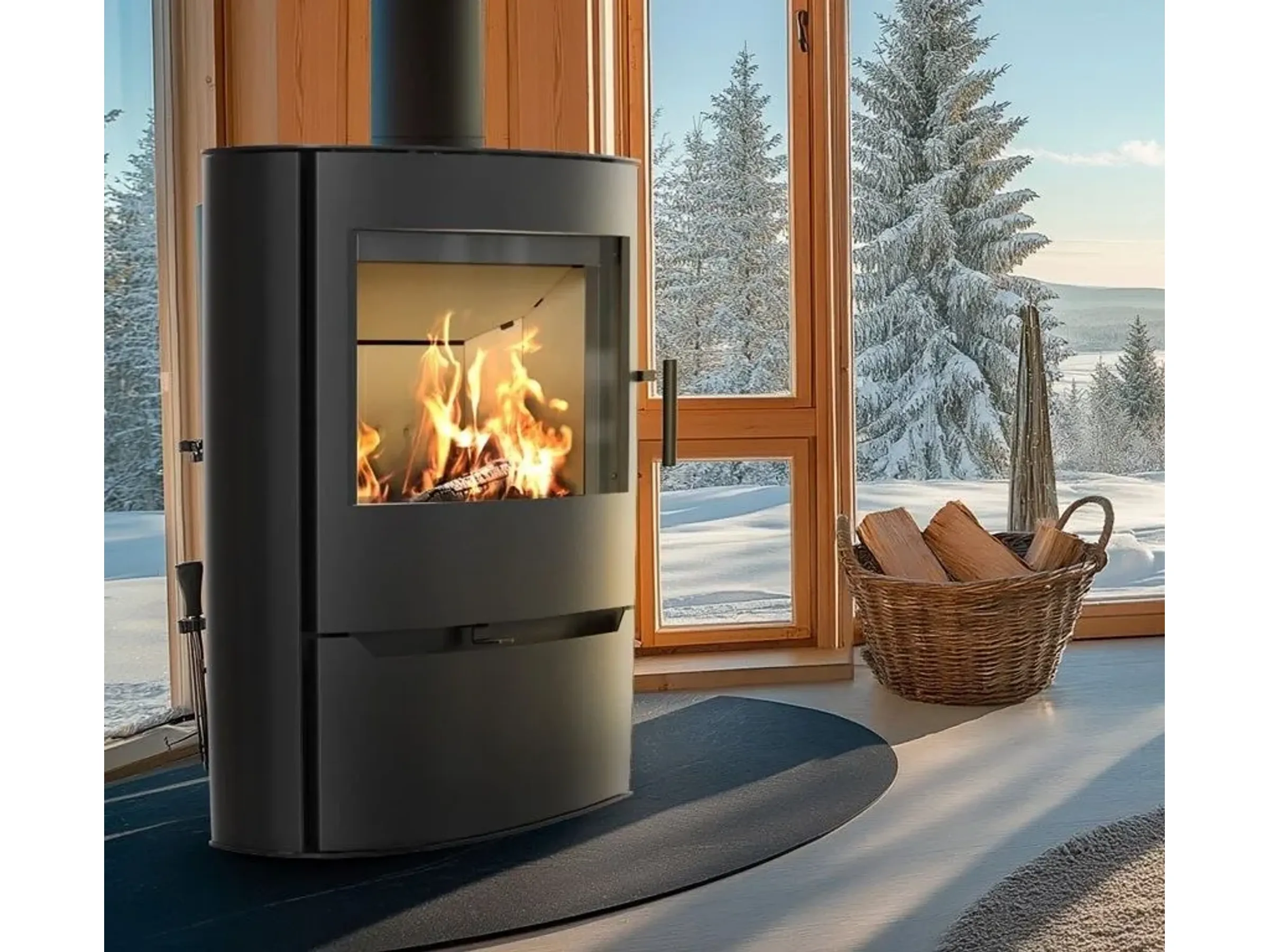LQz8WXiZWU___05e3f8a4a178fdcc8d6c6a800c6f8ac5.webp ILDNORD Ovaler Kaminofen RENVIK und 10 kW