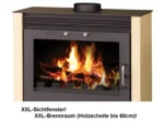 Victoria Kaminofen Rubin Creme mit 13 kW