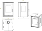 Panorama Design Kaminofen Kristian 8 kW
