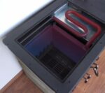 Speckstein Kaminofen wasserführend Martha 14kW