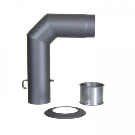 Winkelrohr-Set Senotherm 150mm (gussgrau)