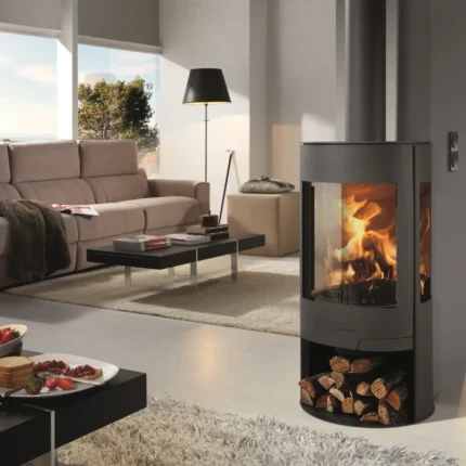 Panadero Suerte Kaminofen Stahl Schwarz Metallic 8 kW