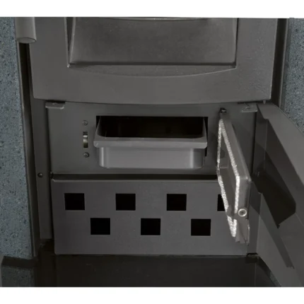 La Nordica Ester Kaminofen Naturstein Schwarz 8,2 kW mit Automatik