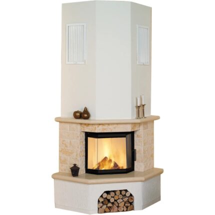 Hark Kaminofen-Bausatz Vermont Marmorverkleidung Beige 8 kW EEK: A+