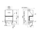 Spartherm Premium A-3RL-80h Kamineinsatz 250 mm