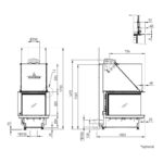 Spartherm Premium Arte U-70h-4S Kamineinsatz RRA Ø 250 mm