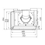 Spartherm Varia 2Lh H2O Kamineinsatz wasserführend Ecke