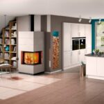 Spartherm wasserführender Kaminbausatz SIM 1/3 Varia 2R 55h-4S H2O Feinbeton