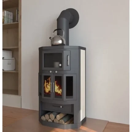 Victoria Kaminofen Taro 2F mit Backfach und 9,51 kW